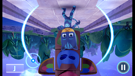 blue, animation, purple, fictional character