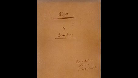 Original manuscript of James Joyce's Ulysses at The Rosenbach