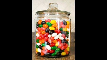 candy, jelly bean, confectionery, mason jar