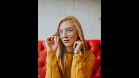 glasses, eyewear, blond, nose
