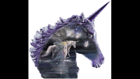 unicorn, purple, fictional character, violet