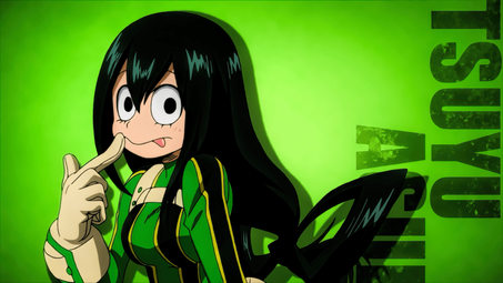 cartoon, green, anime, black hair